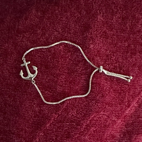 Silver Anchor Bracelet - Picture 5 of 6